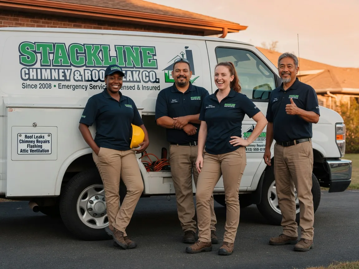 Chimney flashing repair company in Chancellor, SD